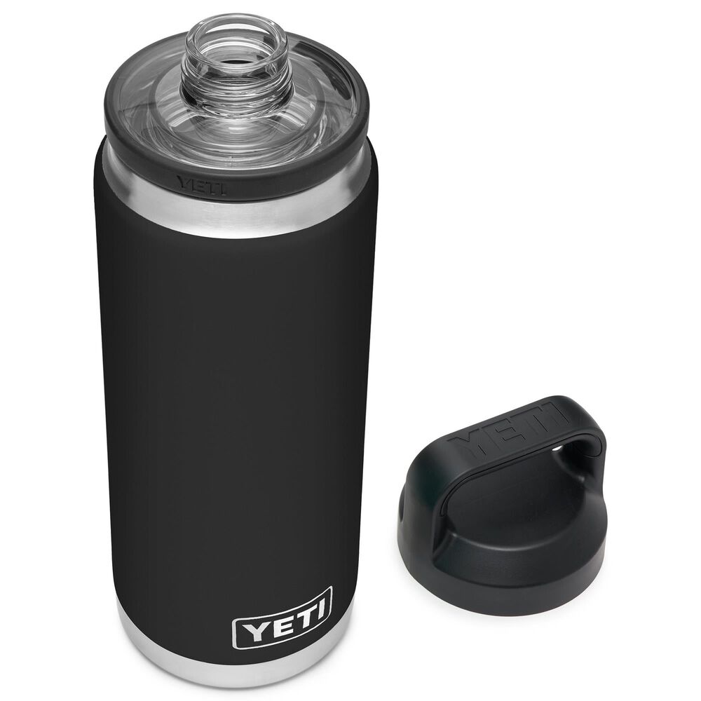 YETI Rambler 26 Oz Vacuum Bottle with Chug Cap in Black, , large