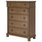 Ashley Rowlenstown California King Panel Bed with Dresser, Chest, and Two Nightstands in Brown, , large
