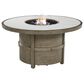 Ashley Rainier Ranch Round Fire Pit Table in Beige, , large