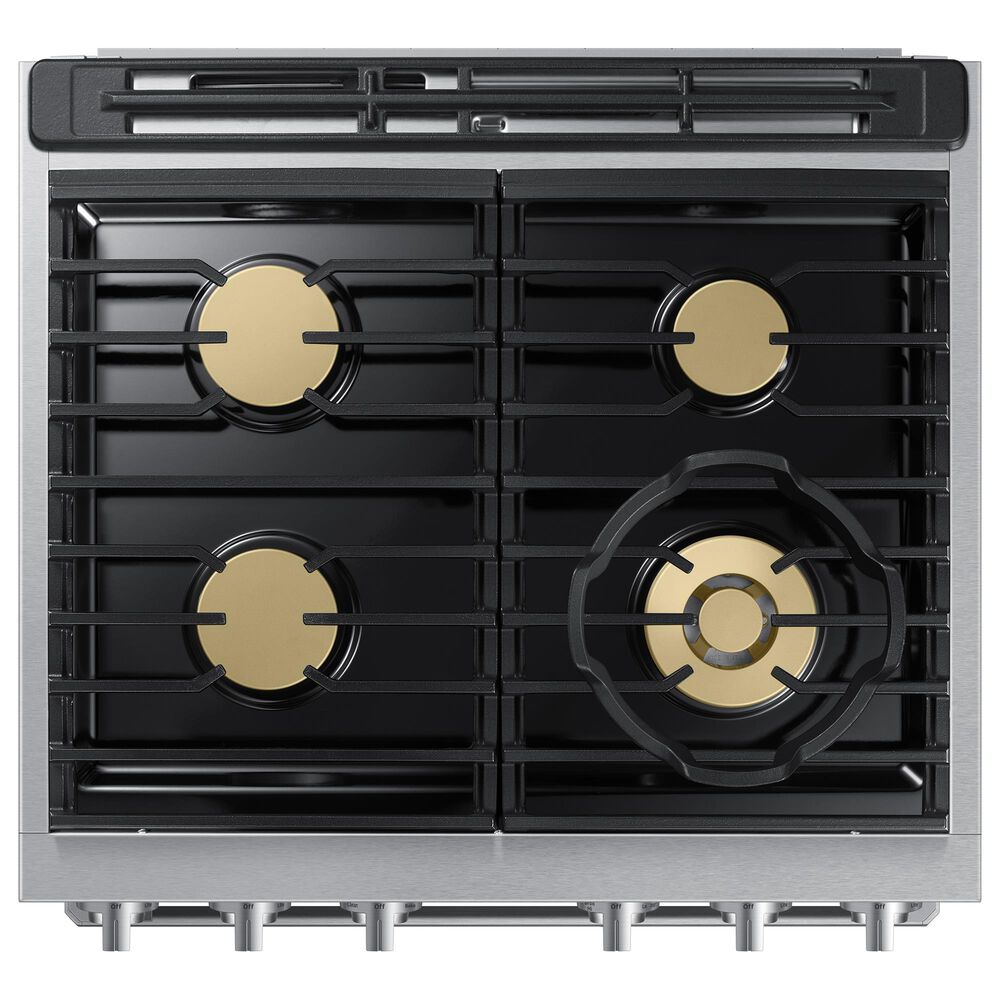 Dacor 30&quot; Professional Dual Fuel Range in Silver Stainless Steel, , large