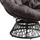 Valor Living Papasan Swivel Chair in Grey, , large