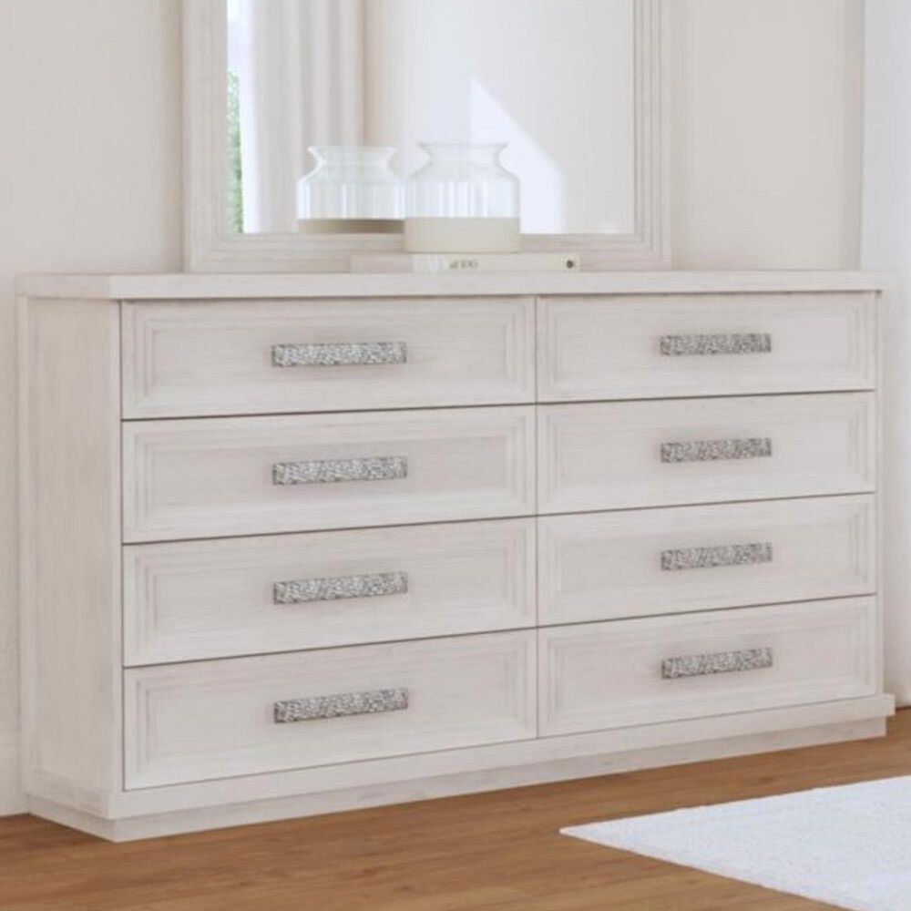 Mayberry Hill Avalanche 8-Drawer Dresser in Antique White, , large