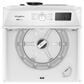 WHIRLPOOL 4.3 Cu. Ft. Top Load Agitator Washer and 7.0 Cu. Ft. Gas Front Load Dryer with Glass Lid Laundry Pair in White, , large