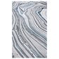 Safavieh Craft CFT843M 4" x 6" Blue and Grey Area Rug, , large