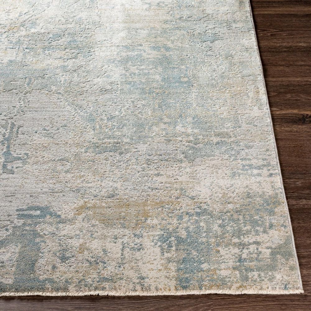 Surya Brunswick 2&#39; x 3&#39; Sage, Gray, White and Blue Area Rug, , large