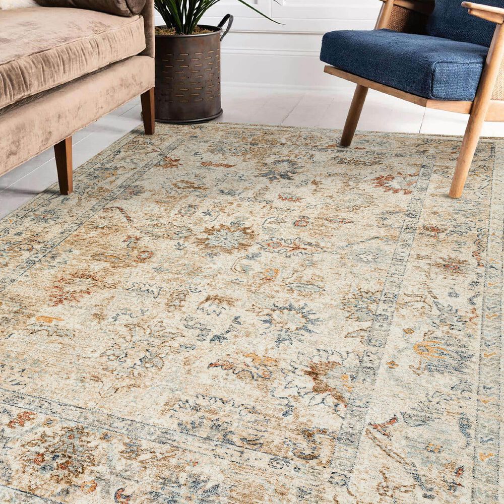 Dalyn Rug Company Bergama BE4 3&#39; x 5&#39; Ivory Area Rug, , large