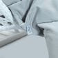 Leisuremod 2-Seat Hanging Egg Swing Chair with Light Grey Cushion in White, , large