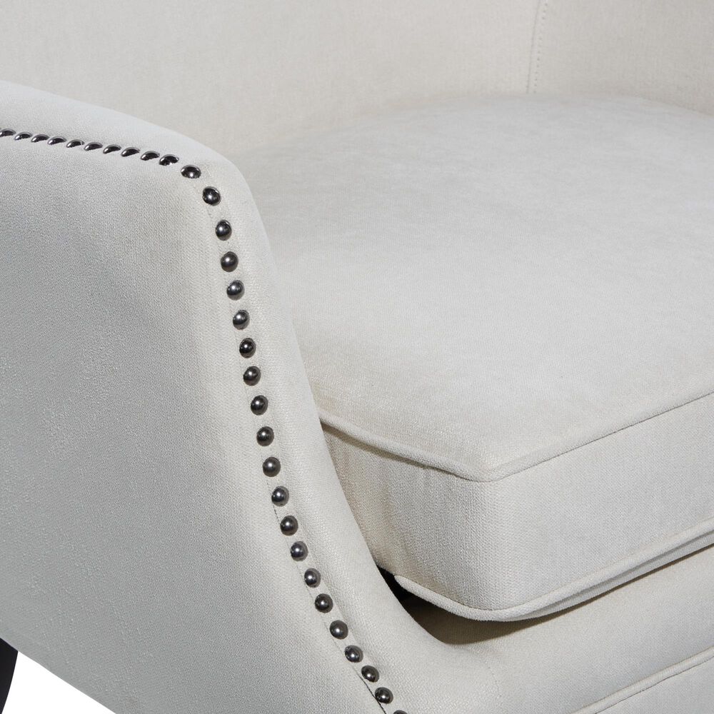 Maple and Jade Accent Chair in Beige, , large