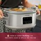 Crock-Pot 7-Quart Programmable Cook and Carry Slow Cooker in Stainless Steel, , large