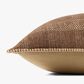 Loloi 20" Square Throw Pillow in Brown and Tan, , large