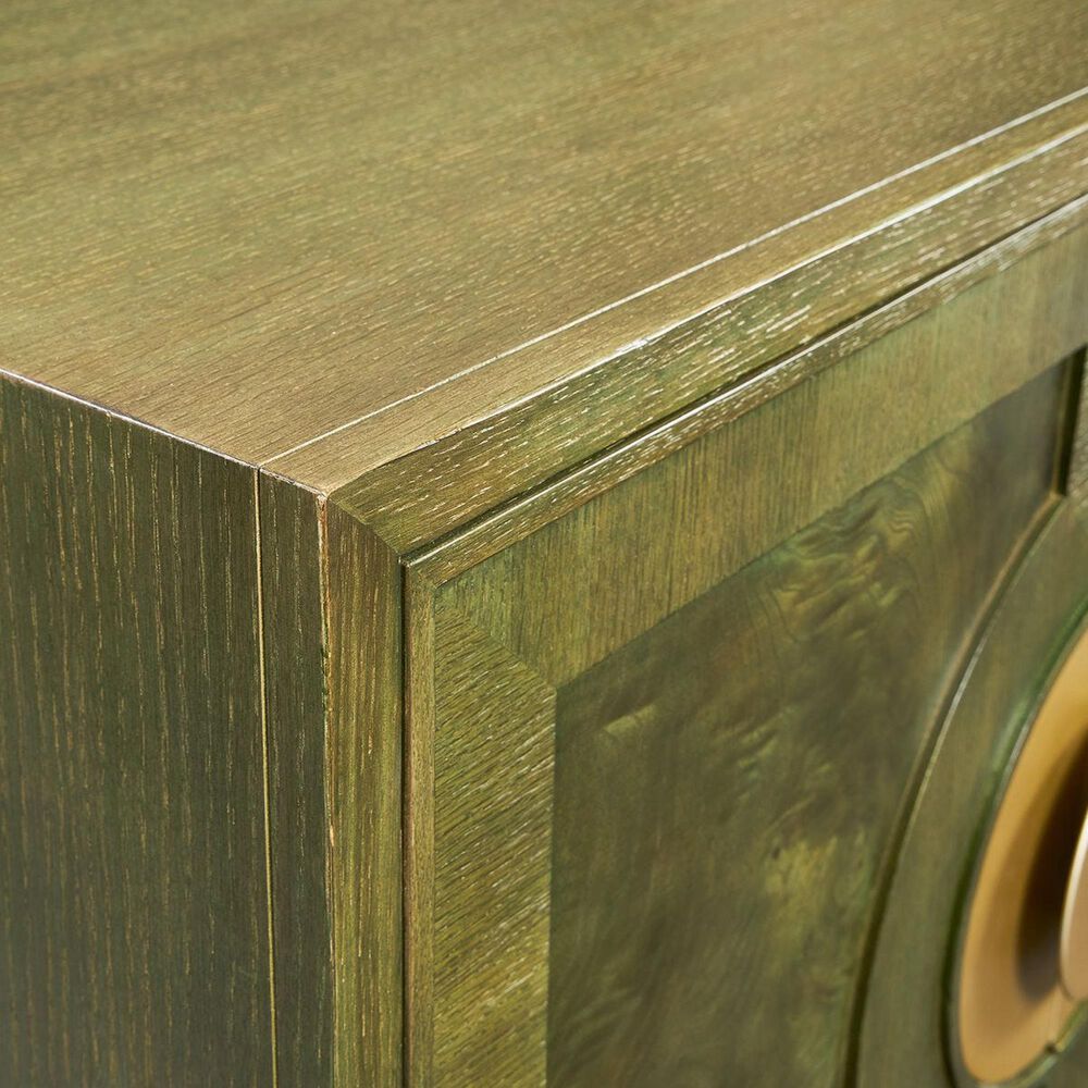 Uttermost Palais 4-Door Cabinet in Olive and Brass, , large