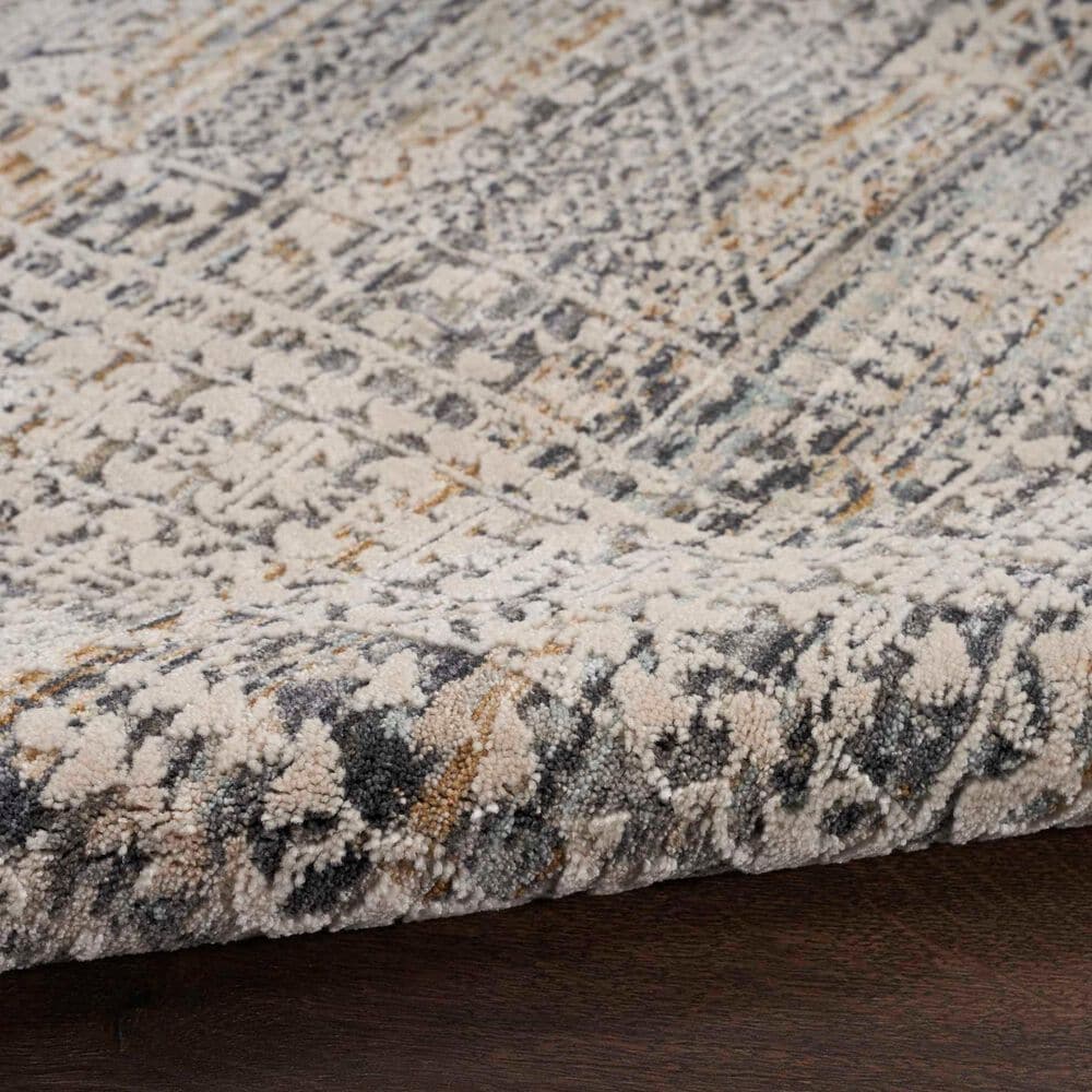 Nourison Lynx 9&#39;10&quot; x 13&#39;6&quot; Ivory and Slate Area Rug, , large