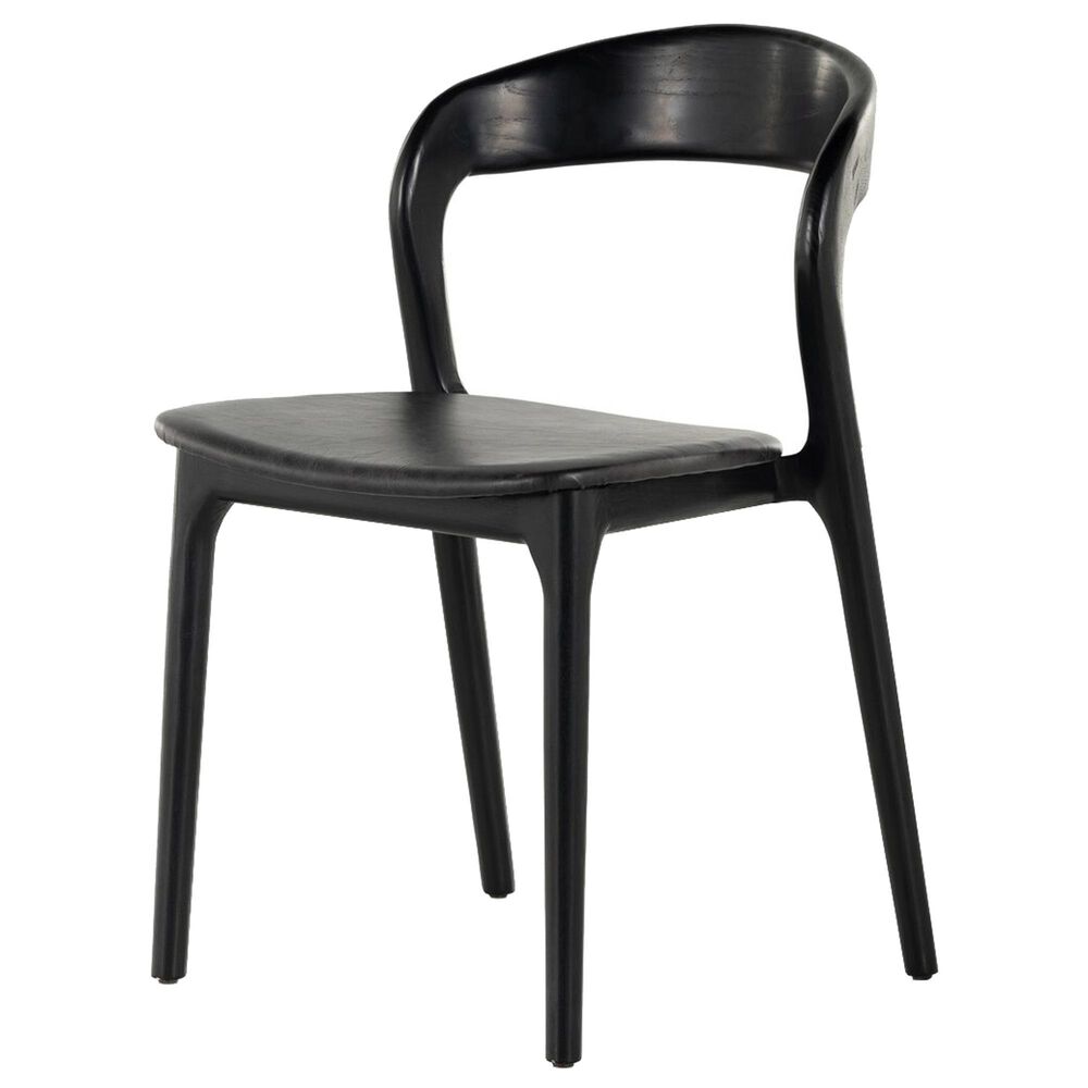 Four Hands Amare Side Chair in Sonoma Black, , large