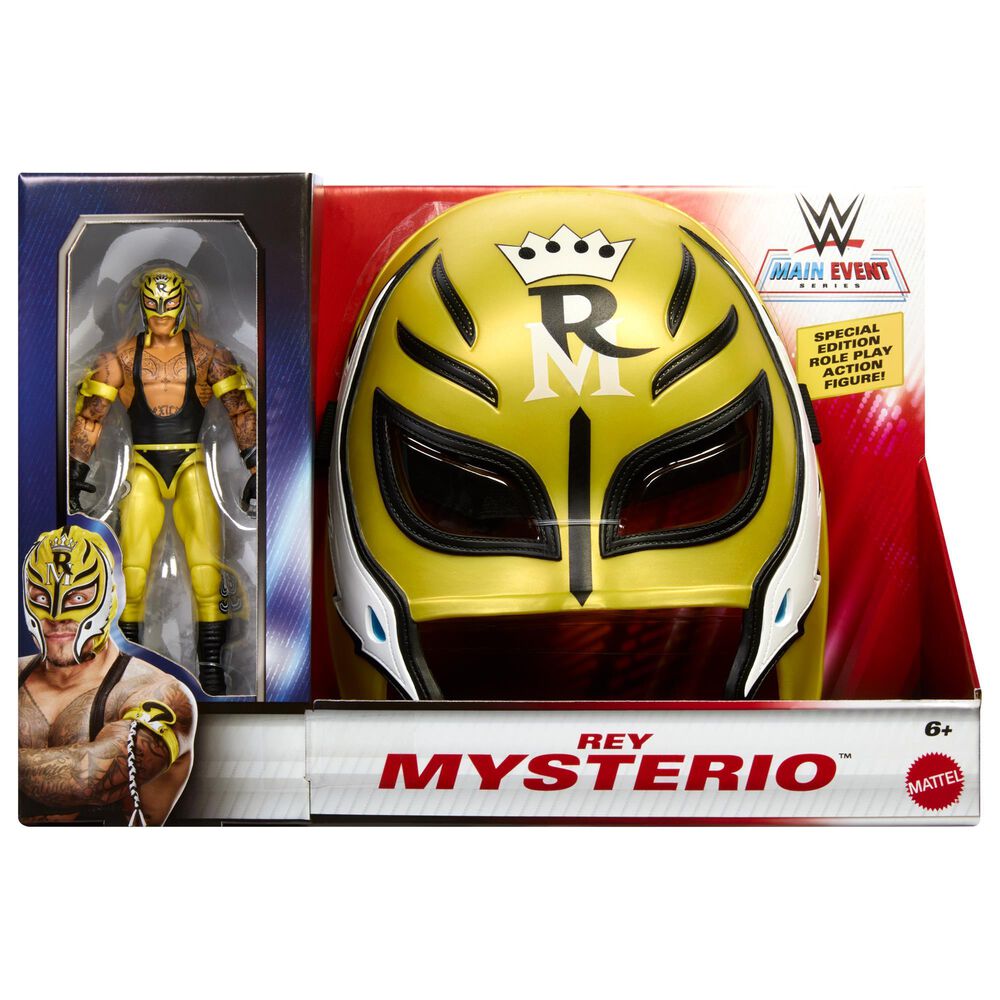 WWE Main Event Series Rey Mysterio Role-Play Set with Action Figure, , large