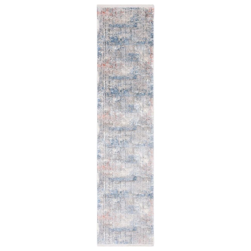 Safavieh Dream DRM428F 2" x 8" Grey and Blue Runner, , large