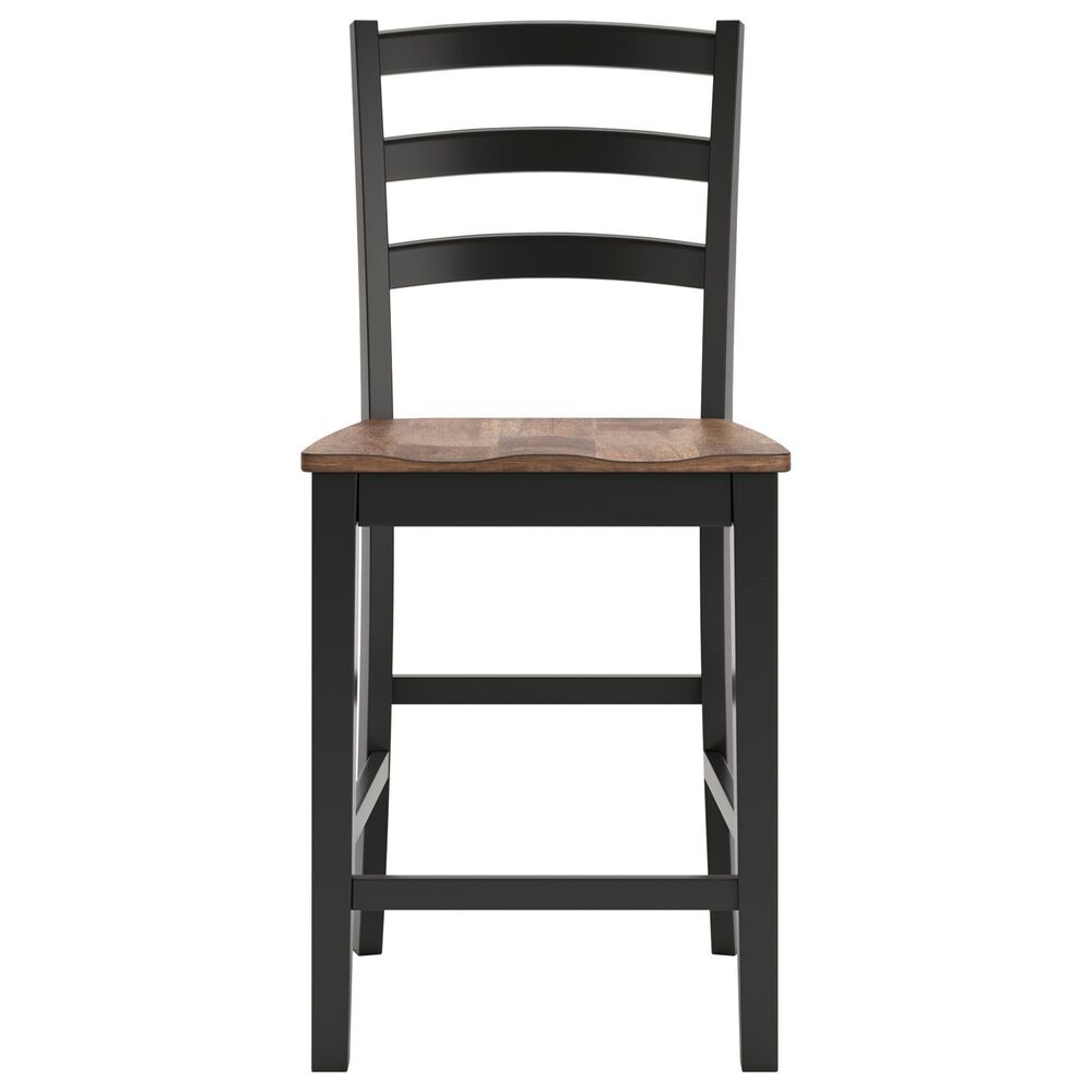 Ashley Wildenauer Counter Height Dining Table and 6 Counter Stools, , large