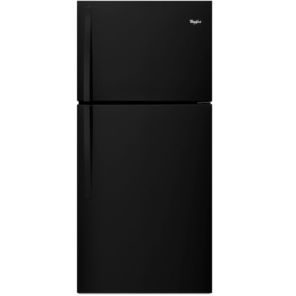 Whirlpool 19.2 Cu. Ft. Top Freezer Refrigerator with LED Interior Lighting in Black , , large