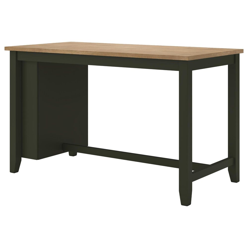 Ashley Gesthaven Counter Height Table in Natural and Green - Table Only, , large