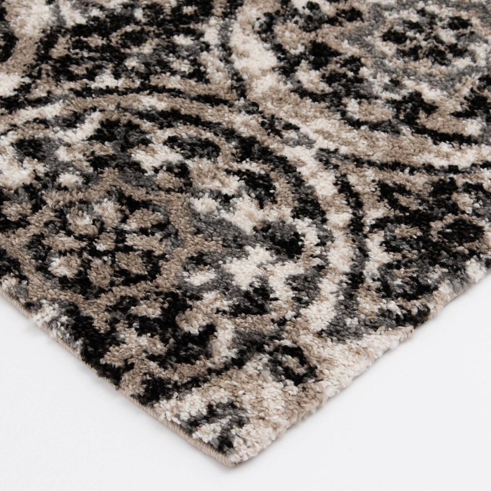 Central Oriental Tulsa Ledyard 5&#39; x 7&#39;3&quot; White Sand and Nickel Area Rug, , large