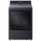 LG 5.5 Cu. Ft. Top Load Washer and 7.3 Cu. Ft. Gas Dryer with TurboSteam in Matte Black, , large