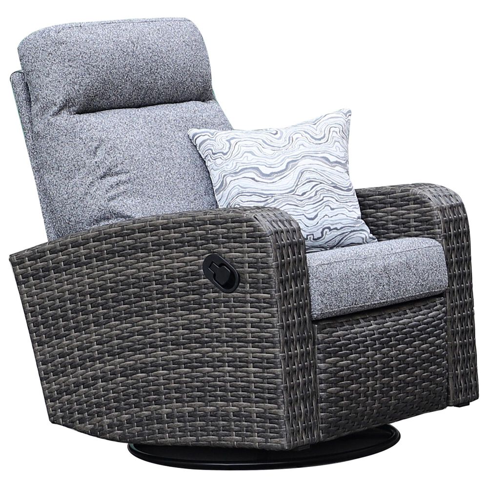 Summit Home Hampton Cove Swivel Glider Recliner in Tobias Color Shadow, , large