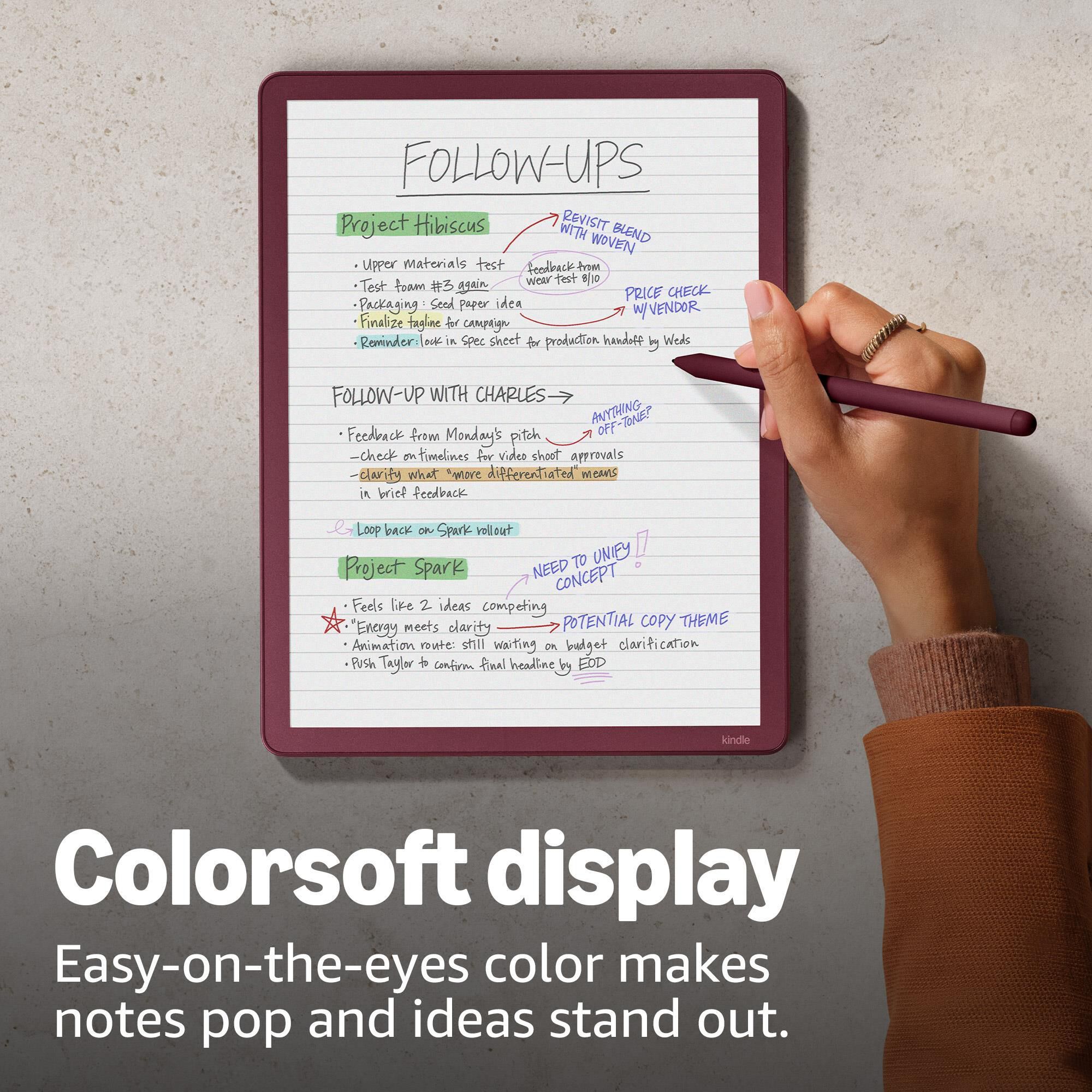 Amazon Kindle Scribe Colorsoft 64GB (newest model) - Includes