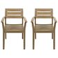 Hearth and Haven Stamford Patio Dining Chair in Gray (Set of 2), , large