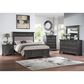 Frankfurt Furniture Prescott 2 Drawer Nightstand in Gray Oak, , large