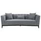 Blue River Melange Sofa in Gray Velvet, , large