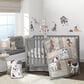 Lambs and Ivy Bow Wow Puppy with Doghouse Wall Decals in Gray and Beige, , large