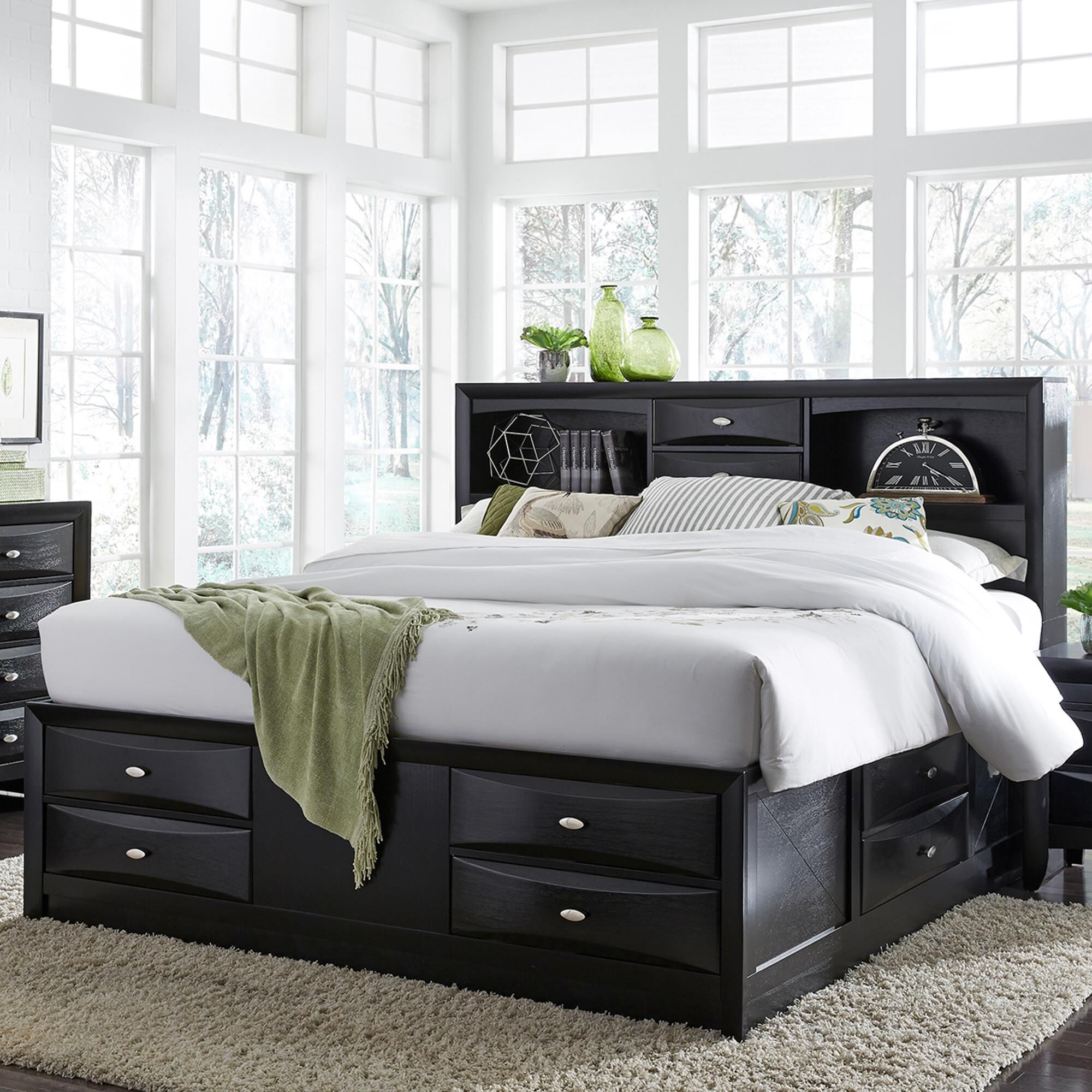 Global furniture usa diana black bed hot sale