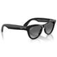 Rayban Glasses Skyler Gen 2 Sunglasses with Polarized Gradient Graphite Lenses in Shiny Black, , large