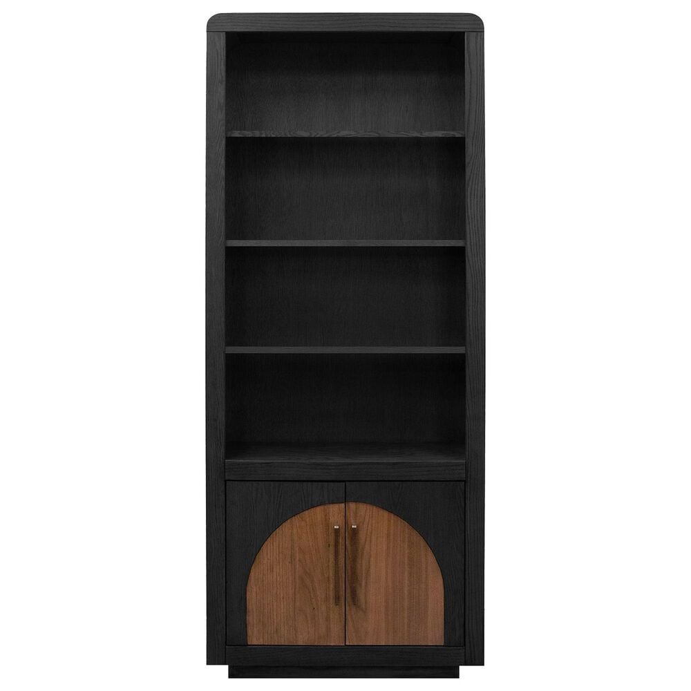 Legends Home Eclipse 78&quot; Bookcase in Clove and Natural Walnut, , large