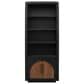 Legends Home Eclipse 78" Bookcase in Clove and Natural Walnut, , large