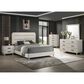 Crown Mark Nyomi 5-Piece Queen Panel Bedroom Set in White, , large
