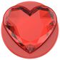 PopSockets MagSafe Circle PopGrip in Crystal Heart Rosso, , large