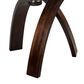 Nicolette Home End Table in Dark Mahogany and Glass, , large
