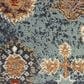 Amer Rugs Allure 8"9" x 11"9" Teal Blue Area Rug, , large