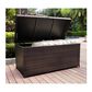 Firefly Palm Harbor Outdoor Wicker Storage Deck Box in Dark Brown, , large