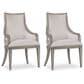 Hooker Furniture Sanctuary Arm Chair in Greige (Set of 2), , large