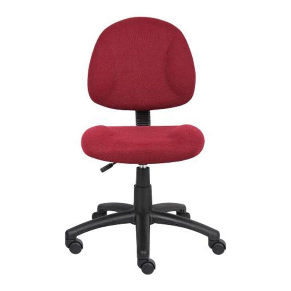 Regal Co. Boss Deluxe Posture Chair in Burgundy, , large