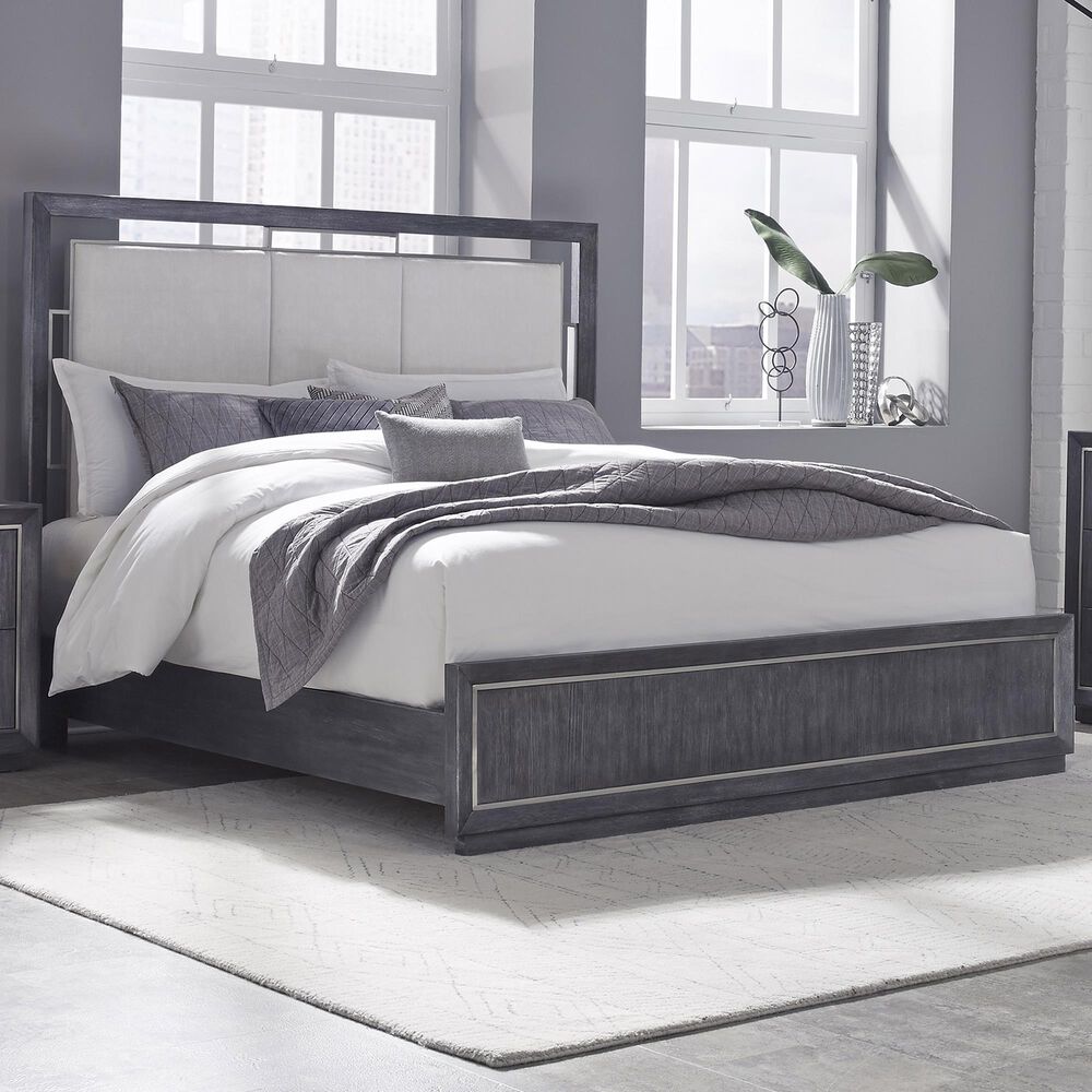 Chapel Hill Echo Queen Bed in Galaxy Black, , large