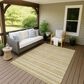 Dalyn Rug Company Soft Essentials Striped Gold 9" x 12" Indoor/Outdoor Area Rug, , large