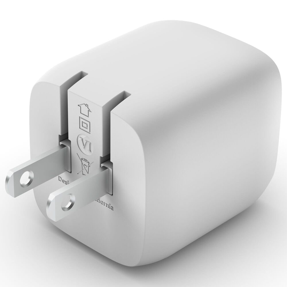 Belkin BoostCharge Pro 45W Dual USB-C GaN Wall Charger in White, , large