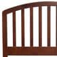 Richlands Furniture Carolina Twin Slat Headboard and Bedframe in Walnut, , large