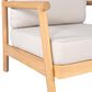 Hearth and Haven Outdoor Club Chair with Water-Resistant Cushion in Beige, , large
