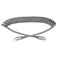 Ventev Chargesync Helix Coiled Usb C To Apple Lightning Cable 3ft - Gray, , large
