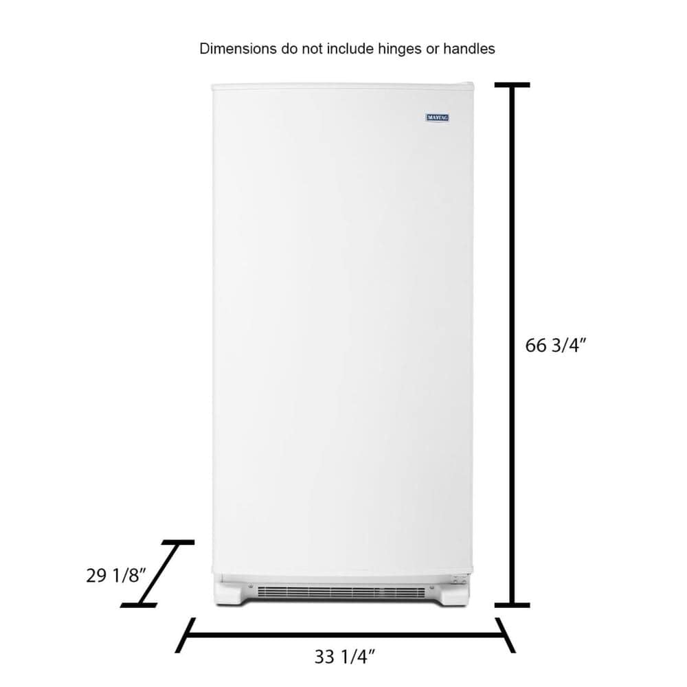 Maytag 19.7 Cu. Ft. Frost Free Upright Freezer with LED Lighting, , large