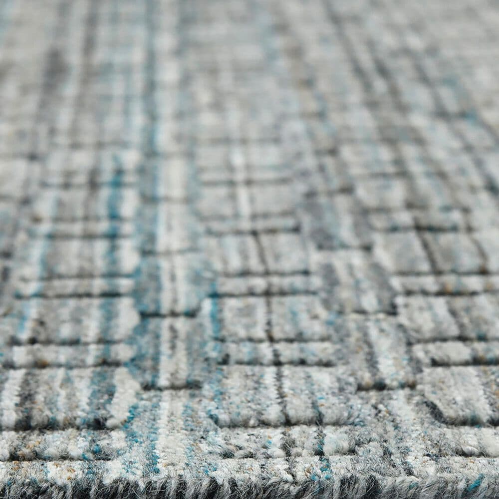 Amer Rugs Houston 2&#39; x 3&#39; Turq Gray Area Rug, , large
