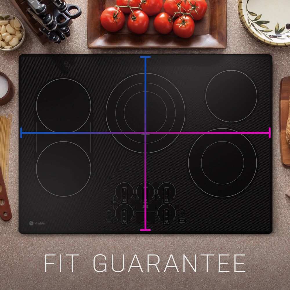 GE Profile 2-Piece Kitchen Package with Stainless Steel 30" Smart Built-In Single Wall Oven and Black 30" Energy Star Induction Cooktop, , large